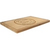 image:imageBambooMN Custom Laser Engraved Bamboo Cutting Board  Couple Initials in Heart  1 Piece  11 x 11 x 075 GroovedFamily Name Circle