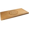 image:imageBambooMN Custom Laser Engraved Bamboo Cutting Board  Couple Initials in Heart  1 Piece  11 x 11 x 075 GroovedFamily Name Circle