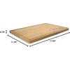image:imageBambooMN Custom Laser Engraved Bamboo Cutting Board  Couple Initials in Heart  1 Piece  11 x 11 x 075 GroovedFamily Name Corner Engraving