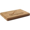 image:imageBambooMN Custom Laser Engraved Bamboo Cutting Board  Couple Initials in Heart  1 Piece  11 x 11 x 075 GroovedFamily Name Script Style 3