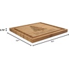 image:imageBambooMN Custom Laser Engraved Bamboo Cutting Board  Couple Initials in Heart  1 Piece  11 x 11 x 075 GroovedFamily Tree