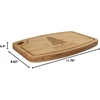 image:imageBambooMN Custom Laser Engraved Bamboo Cutting Board  Couple Initials in Heart  1 Piece  11 x 11 x 075 GroovedFamily Tree