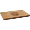 image:imageBambooMN Custom Laser Engraved Bamboo Cutting Board  Couple Initials in Heart  1 Piece  11 x 11 x 075 GroovedFloral Circle w Family Name