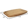 image:imageBambooMN Custom Laser Engraved Bamboo Cutting Board  Couple Initials in Heart  1 Piece  11 x 11 x 075 GroovedInitial Block Light
