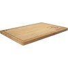 image:imageBambooMN Custom Laser Engraved Bamboo Cutting Board  Couple Initials in Heart  1 Piece  11 x 11 x 075 GroovedInitial Block Light