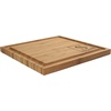 image:imageBambooMN Custom Laser Engraved Bamboo Cutting Board  Couple Initials in Heart  1 Piece  11 x 11 x 075 GroovedInitial Block Light