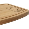 image:imageBambooMN Custom Laser Engraved Bamboo Cutting Board  Couple Initials in Heart  1 Piece  11 x 11 x 075 GroovedInitial Block Light