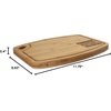 image:imageBambooMN Custom Laser Engraved Bamboo Cutting Board  Couple Initials in Heart  1 Piece  11 x 11 x 075 GroovedKitchen Advisory