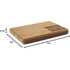 image:imageBambooMN Custom Laser Engraved Bamboo Cutting Board  Couple Initials in Heart  1 Piece  11 x 11 x 075 GroovedKitchen Advisory