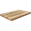 image:imageBambooMN Custom Laser Engraved Bamboo Cutting Board  Couple Initials in Heart  1 Piece  11 x 11 x 075 GroovedPremium Quality