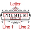 image:imageBambooMN Custom Laser Engraved Bamboo Cutting Board  Couple Initials in Heart  1 Piece  11 x 11 x 075 GroovedPremium Quality