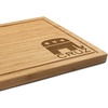 image:imageBambooMN Custom Laser Engraved Bamboo Cutting Board  Couple Initials in Heart  1 Piece  11 x 11 x 075 GroovedRepublican Name