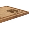 image:imageBambooMN Custom Laser Engraved Bamboo Cutting Board  Couple Initials in Heart  1 Piece  11 x 11 x 075 GroovedRepublican Name