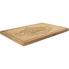 image:imageBambooMN Custom Laser Engraved Bamboo Cutting Board  Couple Initials in Heart  1 Piece  11 x 11 x 075 GroovedRestaurantstyle Sign