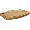 image:imageBambooMN Custom Laser Engraved Bamboo Cutting Board  Couple Initials in Heart  1 Piece  11 x 11 x 075 GroovedScript Name w Letter