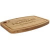 image:imageBambooMN Custom Laser Engraved Bamboo Cutting Board  Couple Initials in Heart  1 Piece  11 x 11 x 075 GroovedSignStyle Family Name