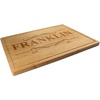 image:imageBambooMN Custom Laser Engraved Bamboo Cutting Board  Couple Initials in Heart  1 Piece  11 x 11 x 075 GroovedSignStyle Family Name