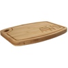 image:imageBambooMN Custom Laser Engraved Bamboo Cutting Board  Couple Initials in Heart  1 Piece  11 x 11 x 075 GroovedSimple Block Font Monogram