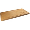 image:imageBambooMN Custom Laser Engraved Bamboo Cutting Board  Couple Initials in Heart  1 Piece  11 x 11 x 075 GroovedSimple Block Font Monogram