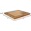 image:imageBambooMN Custom Laser Engraved Bamboo Cutting Board  Couple Initials in Heart  1 Piece  11 x 11 x 075 GroovedStraight Outta the Kitchen