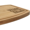 image:imageBambooMN Custom Laser Engraved Bamboo Cutting Board  Couple Initials in Heart  1 Piece  11 x 11 x 075 GroovedStraight Outta the Kitchen