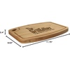 image:imageBambooMN Custom Laser Engraved Bamboo Cutting Board  Couple Initials in Heart  1 Piece  11 x 11 x 075 GroovedThe Grillfather