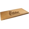 image:imageBambooMN Custom Laser Engraved Bamboo Cutting Board  Couple Initials in Heart  1 Piece  11 x 11 x 075 GroovedThe Grillfather