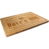 image:imageBambooMN Custom Laser Engraved Bamboo Cutting Board  Couple Initials in Heart  1 Piece  11 x 11 x 075 GroovedThe Man  The Meat  The Legend