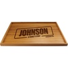 image:imageBambooMN Custom Laser Engraved Bamboo Serving Tray  A Family Story  17 x 13 x 075  Square Edge  1 PieceA Family Story