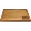image:imageBambooMN Custom Laser Engraved Bamboo Serving Tray  A Family Story  17 x 13 x 075  Square Edge  1 PieceAmerican Flag