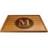 image:imageBambooMN Custom Laser Engraved Bamboo Serving Tray  A Family Story  17 x 13 x 075  Square Edge  1 PieceFamily Circle Simple