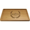 image:imageBambooMN Custom Laser Engraved Bamboo Serving Tray  A Family Story  17 x 13 x 075  Square Edge  1 PieceFamily Laurel