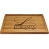 image:imageBambooMN Custom Laser Engraved Bamboo Serving Tray  A Family Story  17 x 13 x 075  Square Edge  1 PieceFamily Name W Script Letter