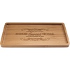 image:imageBambooMN Custom Laser Engraved Bamboo Serving Tray  A Family Story  17 x 13 x 075  Square Edge  1 PieceHome Sweet Home