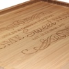 image:imageBambooMN Custom Laser Engraved Bamboo Serving Tray  A Family Story  17 x 13 x 075  Square Edge  1 PieceHome Sweet Home