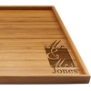 image:imageBambooMN Custom Laser Engraved Bamboo Serving Tray  A Family Story  17 x 13 x 075  Square Edge  1 PieceMr  Mrs Square