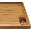 image:imageBambooMN Custom Laser Engraved Bamboo Serving Tray  A Family Story  17 x 13 x 075  Square Edge  1 PieceMr  Mrs Square