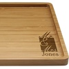 image:imageBambooMN Custom Laser Engraved Bamboo Serving Tray  A Family Story  17 x 13 x 075  Square Edge  1 PieceMr  Mrs Square