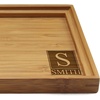 image:imageBambooMN Custom Laser Engraved Bamboo Serving Tray  A Family Story  17 x 13 x 075  Square Edge  1 PieceSquare Dark Monogramstyle