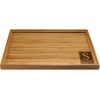 image:imageBambooMN Custom Laser Engraved Bamboo Serving Tray  A Family Story  17 x 13 x 075  Square Edge  1 PieceSquare Dark Monogramstyle