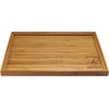 image:imageBambooMN Custom Laser Engraved Bamboo Serving Tray  A Family Story  17 x 13 x 075  Square Edge  1 PieceThin Simple Monogramstyle