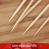 image:imageBambooMN Decorative Ball End Cocktail Fruit Sandwich Picks Skewers for Catered Events Holidays Restaurants or Buffets Party Supplies  39 Blue 1000 PcsSliver