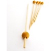 image:imageBambooMN Decorative Ball End Cocktail Fruit Sandwich Picks Skewers for Catered Events Holidays Restaurants or Buffets Party Supplies  39 Blue 1000 PcsMustard Yellow