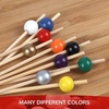 image:imageBambooMN Decorative Ball End Cocktail Fruit Sandwich Picks Skewers for Catered Events Holidays Restaurants or Buffets Party Supplies  39 Silver 300 PcsGreen
