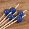 image:imageBambooMN Decorative Ball End Cocktail Fruit Sandwich Picks Skewers for Catered Events Holidays Restaurants or Buffets Party Supplies  39 Silver 300 PcsBlue