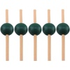 image:imageBambooMN Decorative Ball End Cocktail Fruit Sandwich Picks Skewers for Catered Events Holidays Restaurants or Buffets Party Supplies  39 Silver 300 PcsDark Green