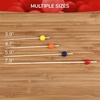 image:imageBambooMN Decorative Ball End Cocktail Fruit Sandwich Picks Skewers for Catered Events Holidays Restaurants or Buffets Party Supplies  47 Blue 100 pcsOrange