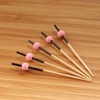 image:imageBambooMN Decorative Ball End Cocktail Fruit Sandwich Picks Skewers for Catered Events Holidays Restaurants or Buffets Party Supplies  47 Blue 100 pcsPink