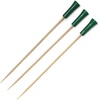 image:imageBambooMN Decorative Golf Tee Bamboo Cocktail Sandwich Skewer Picks  675  White  100 PiecesGreen