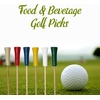 image:imageBambooMN Decorative Golf Tee Bamboo Cocktail Sandwich Skewer Picks  675  White  100 PiecesGreen